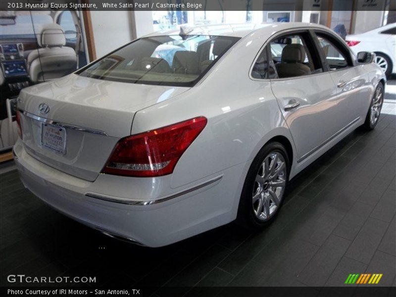 White Satin Pearl / Cashmere Beige 2013 Hyundai Equus Signature