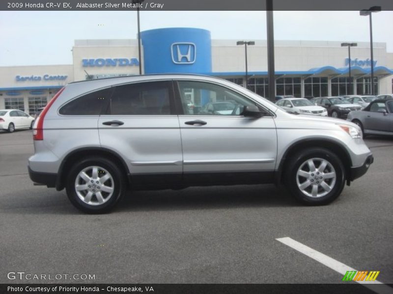 Alabaster Silver Metallic / Gray 2009 Honda CR-V EX