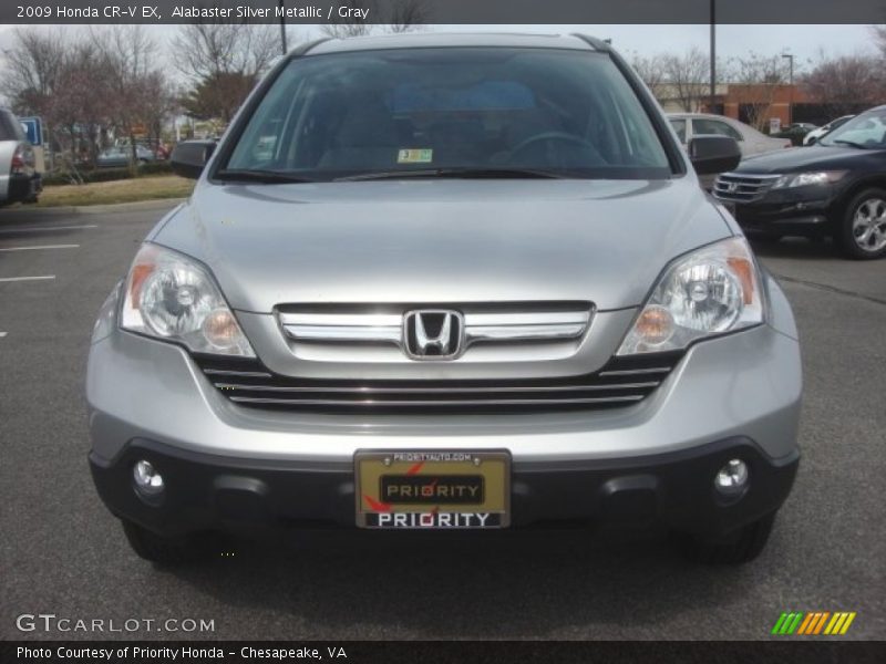 Alabaster Silver Metallic / Gray 2009 Honda CR-V EX