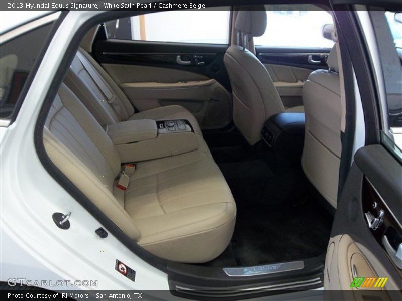 White Satin Pearl / Cashmere Beige 2013 Hyundai Equus Signature