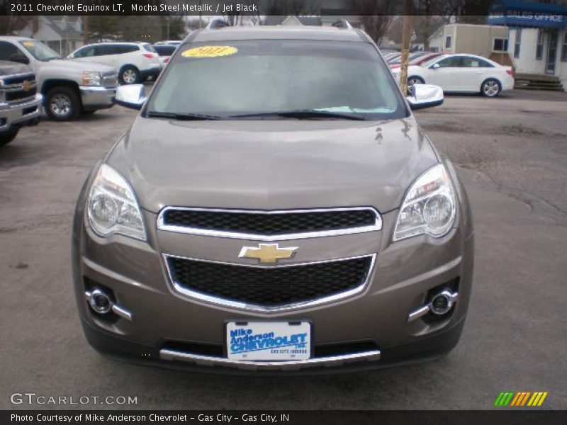 Mocha Steel Metallic / Jet Black 2011 Chevrolet Equinox LT