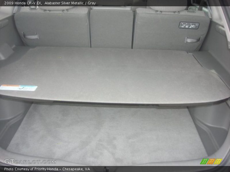 Alabaster Silver Metallic / Gray 2009 Honda CR-V EX