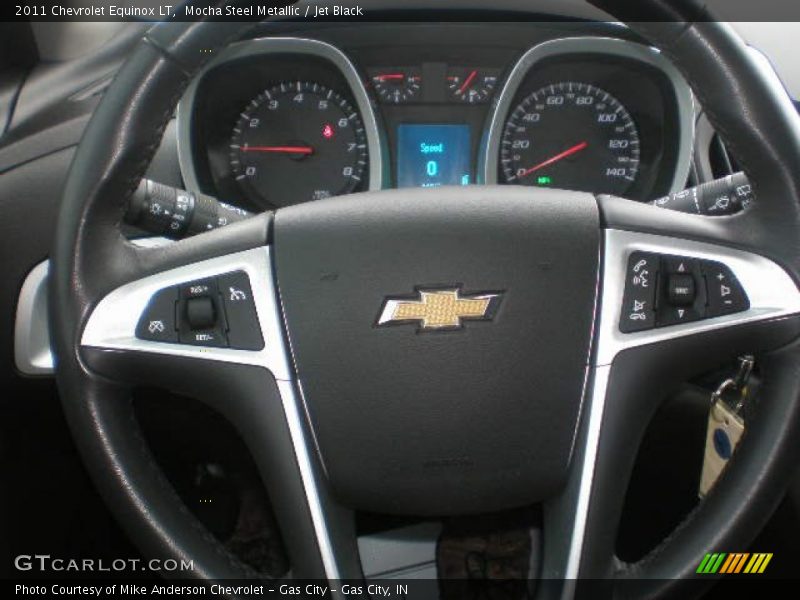 Mocha Steel Metallic / Jet Black 2011 Chevrolet Equinox LT