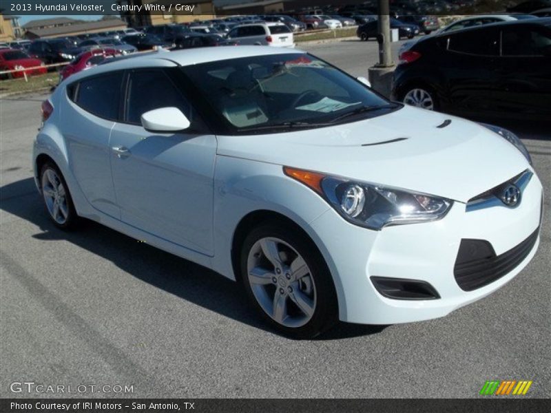 Century White / Gray 2013 Hyundai Veloster