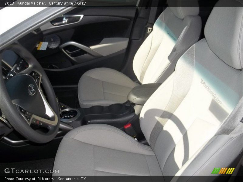 Century White / Gray 2013 Hyundai Veloster