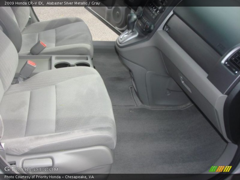 Alabaster Silver Metallic / Gray 2009 Honda CR-V EX
