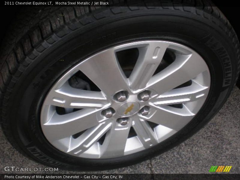 Mocha Steel Metallic / Jet Black 2011 Chevrolet Equinox LT