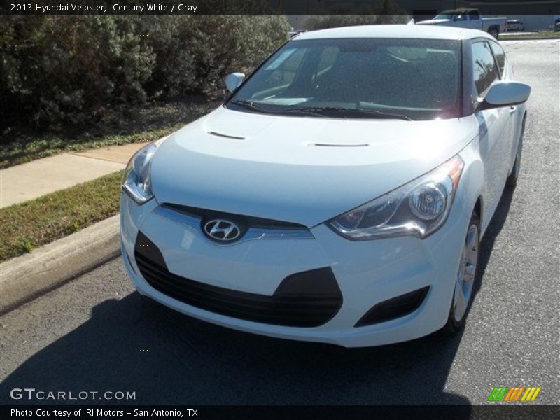 Century White / Gray 2013 Hyundai Veloster