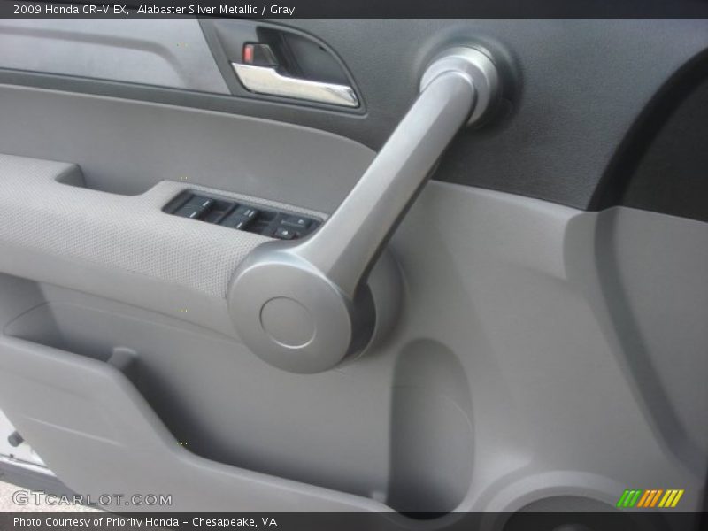 Alabaster Silver Metallic / Gray 2009 Honda CR-V EX