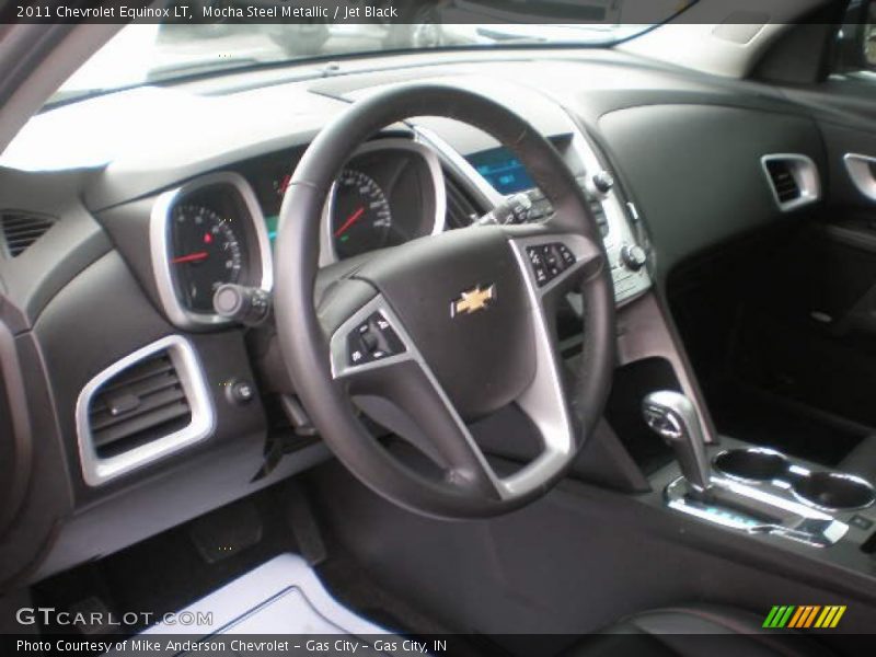 Mocha Steel Metallic / Jet Black 2011 Chevrolet Equinox LT