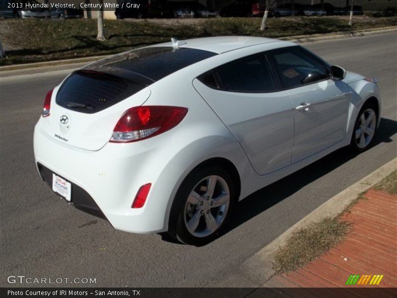 Century White / Gray 2013 Hyundai Veloster