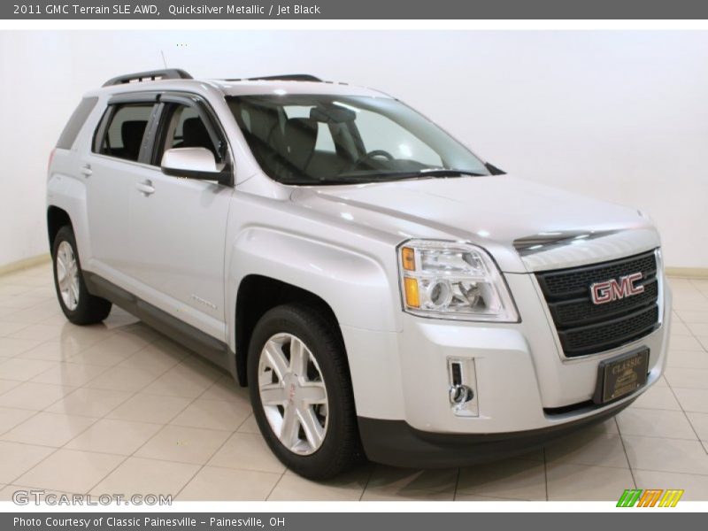 Quicksilver Metallic / Jet Black 2011 GMC Terrain SLE AWD