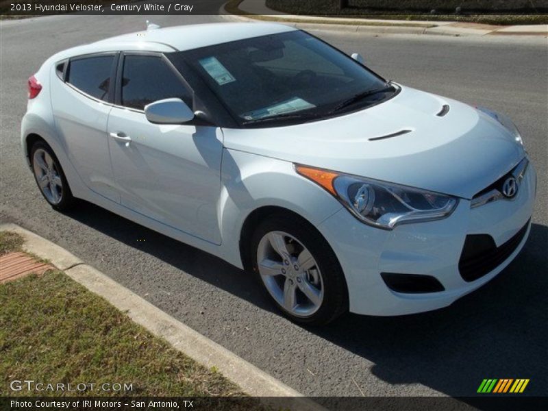 Century White / Gray 2013 Hyundai Veloster
