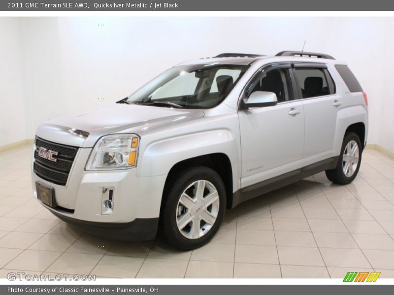 Quicksilver Metallic / Jet Black 2011 GMC Terrain SLE AWD