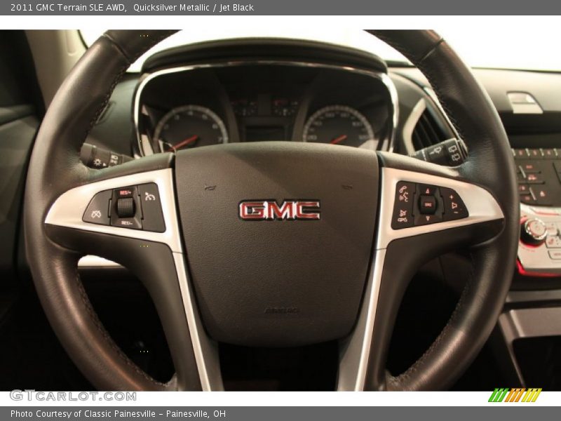Quicksilver Metallic / Jet Black 2011 GMC Terrain SLE AWD