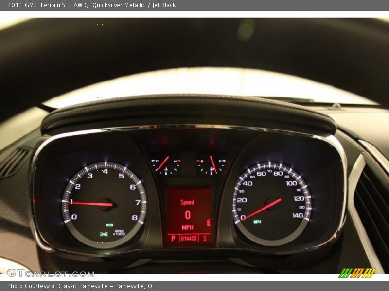 Quicksilver Metallic / Jet Black 2011 GMC Terrain SLE AWD