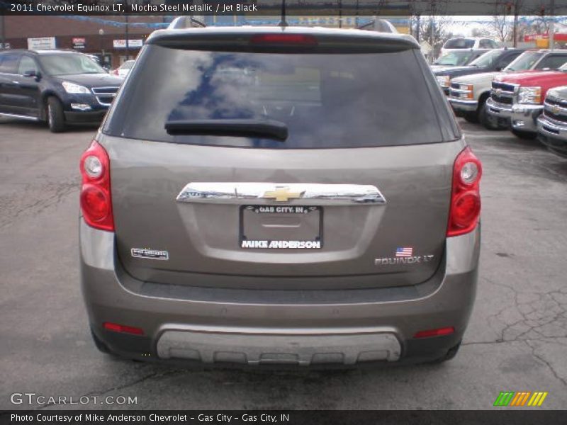 Mocha Steel Metallic / Jet Black 2011 Chevrolet Equinox LT