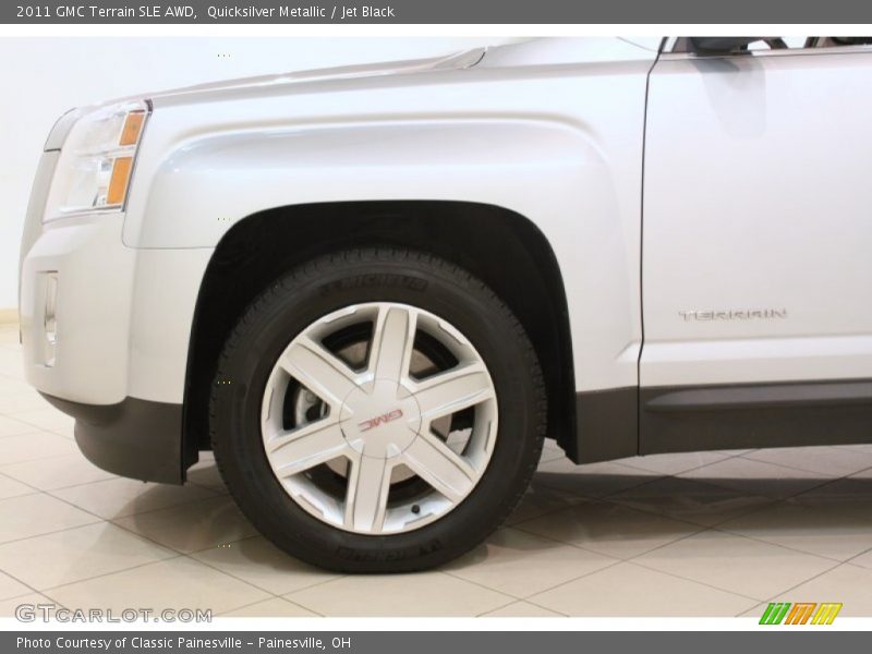 Quicksilver Metallic / Jet Black 2011 GMC Terrain SLE AWD