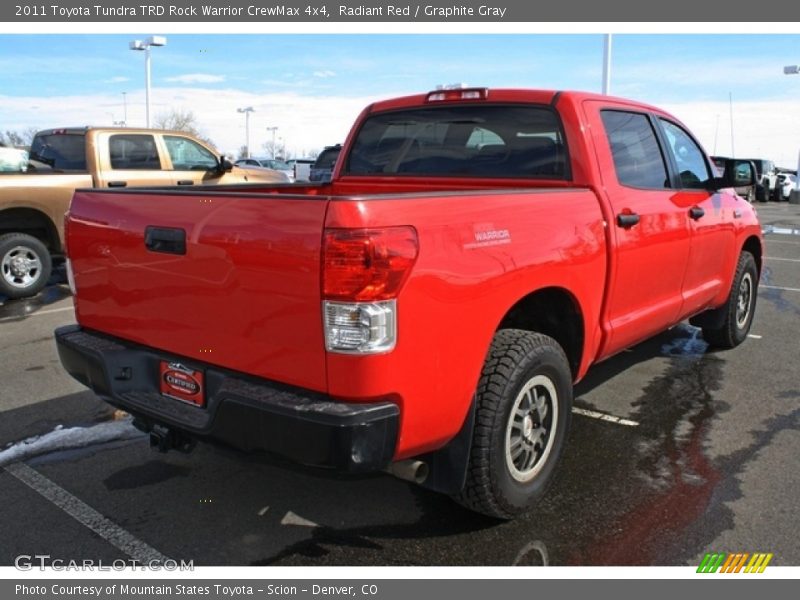 Radiant Red / Graphite Gray 2011 Toyota Tundra TRD Rock Warrior CrewMax 4x4
