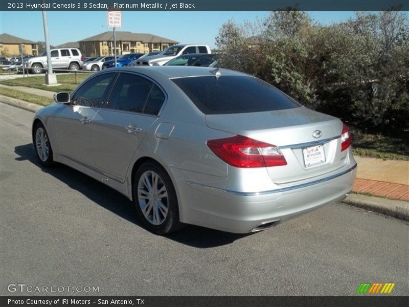 Platinum Metallic / Jet Black 2013 Hyundai Genesis 3.8 Sedan