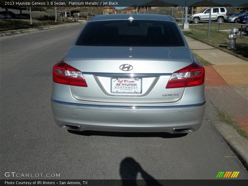 Platinum Metallic / Jet Black 2013 Hyundai Genesis 3.8 Sedan
