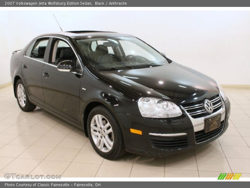 Black / Anthracite 2007 Volkswagen Jetta Wolfsburg Edition Sedan