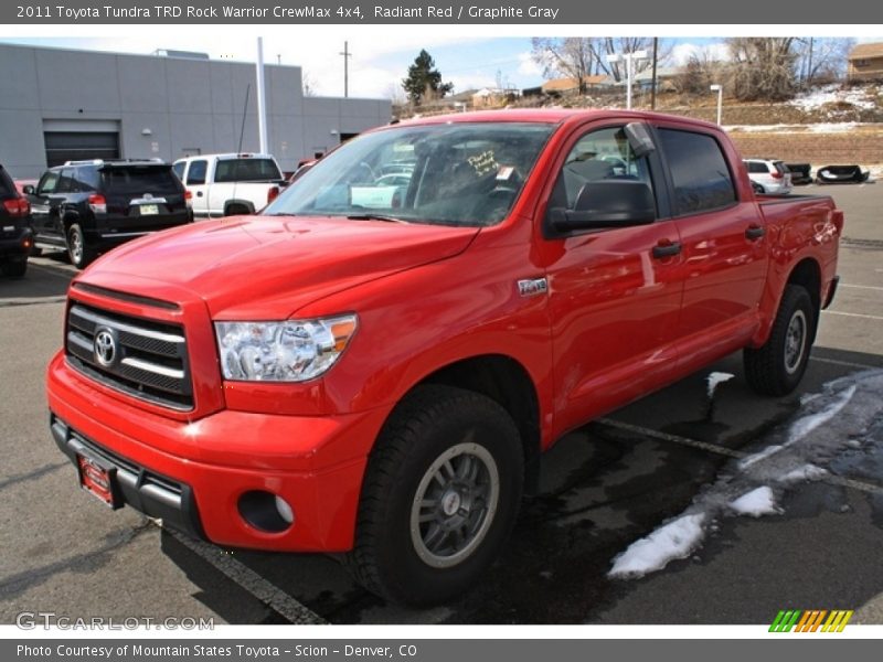 Radiant Red / Graphite Gray 2011 Toyota Tundra TRD Rock Warrior CrewMax 4x4
