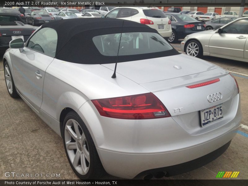Ice Silver Metallic / Black 2008 Audi TT 2.0T Roadster