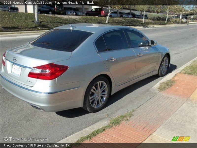 Platinum Metallic / Jet Black 2013 Hyundai Genesis 3.8 Sedan