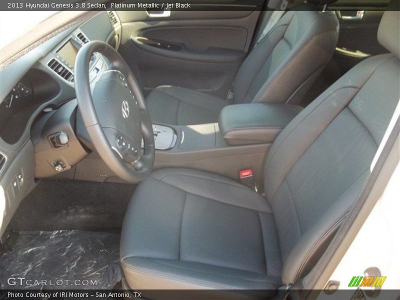Platinum Metallic / Jet Black 2013 Hyundai Genesis 3.8 Sedan