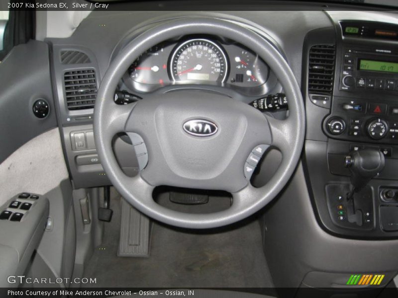 Silver / Gray 2007 Kia Sedona EX