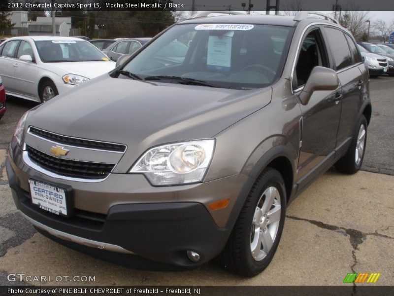 Mocha Steel Metallic / Black 2012 Chevrolet Captiva Sport LS