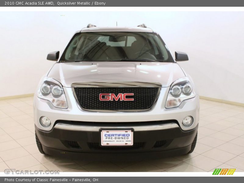Quicksilver Metallic / Ebony 2010 GMC Acadia SLE AWD
