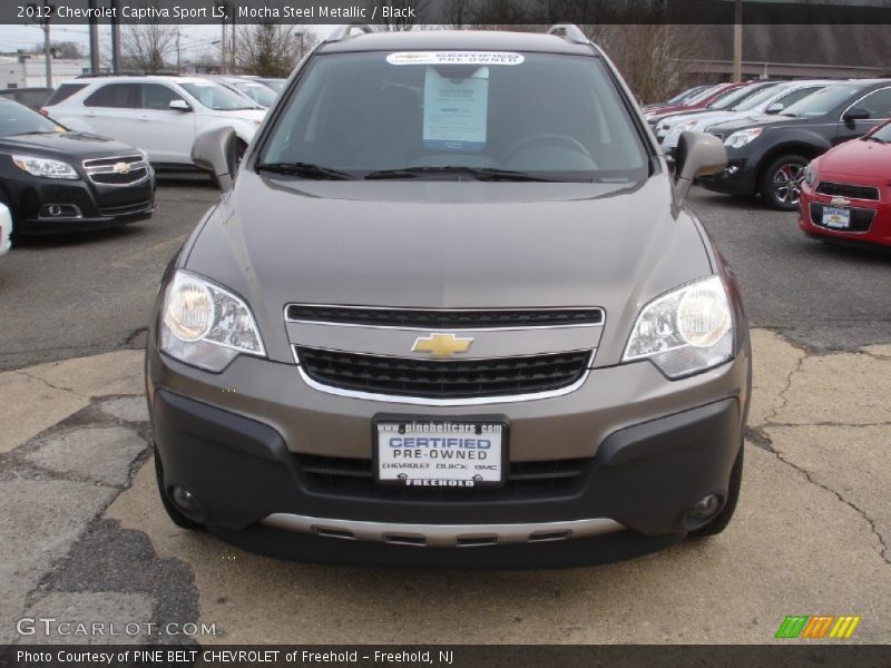 Mocha Steel Metallic / Black 2012 Chevrolet Captiva Sport LS
