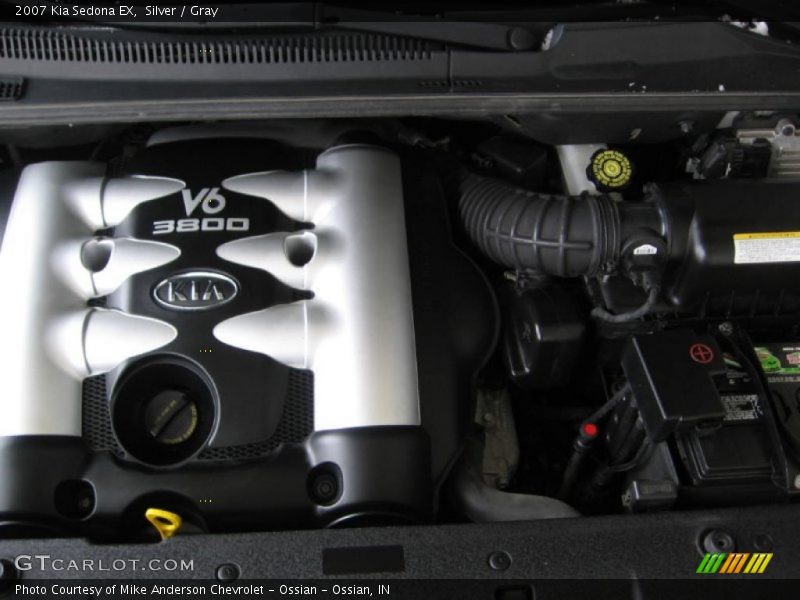 Silver / Gray 2007 Kia Sedona EX