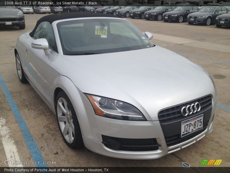 Ice Silver Metallic / Black 2008 Audi TT 2.0T Roadster