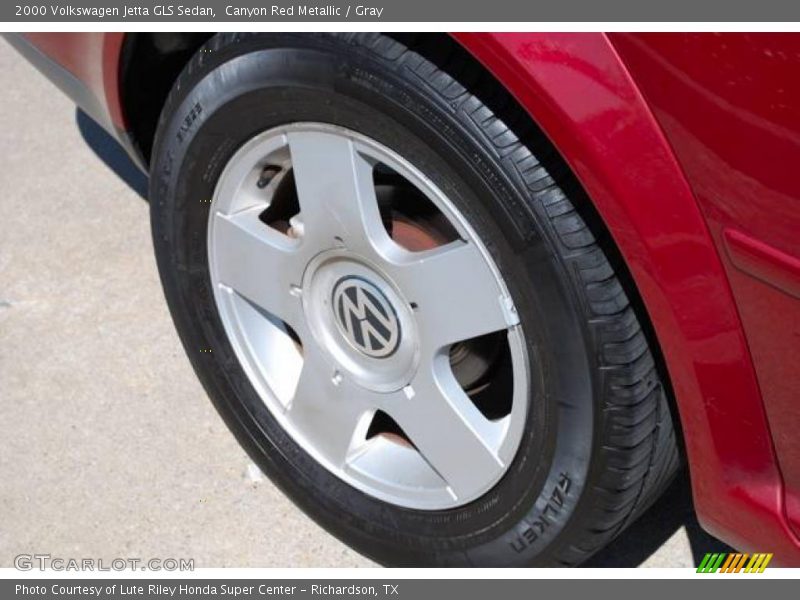 Canyon Red Metallic / Gray 2000 Volkswagen Jetta GLS Sedan