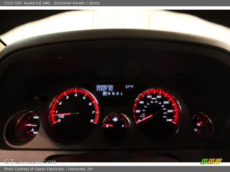 Quicksilver Metallic / Ebony 2010 GMC Acadia SLE AWD