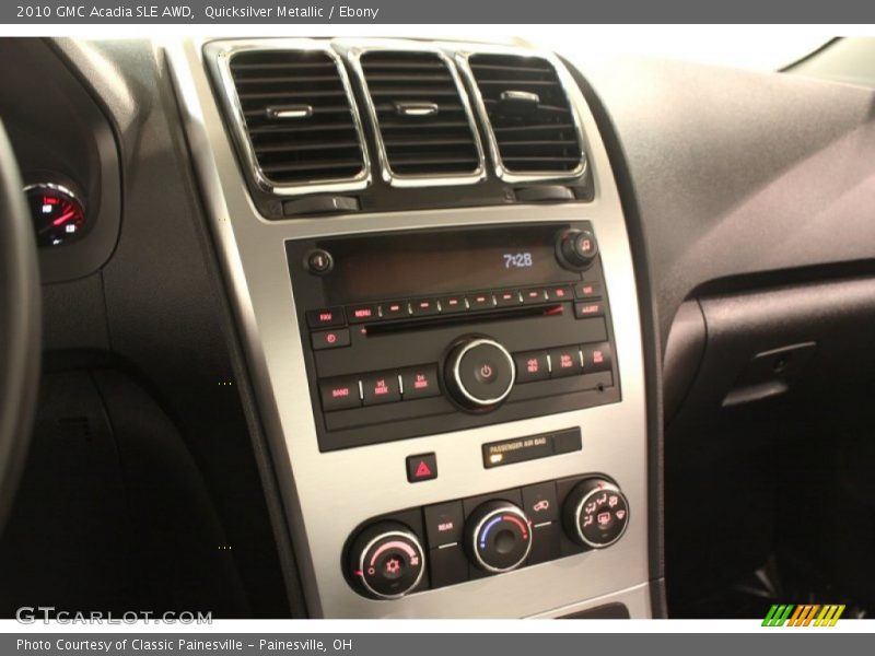 Quicksilver Metallic / Ebony 2010 GMC Acadia SLE AWD