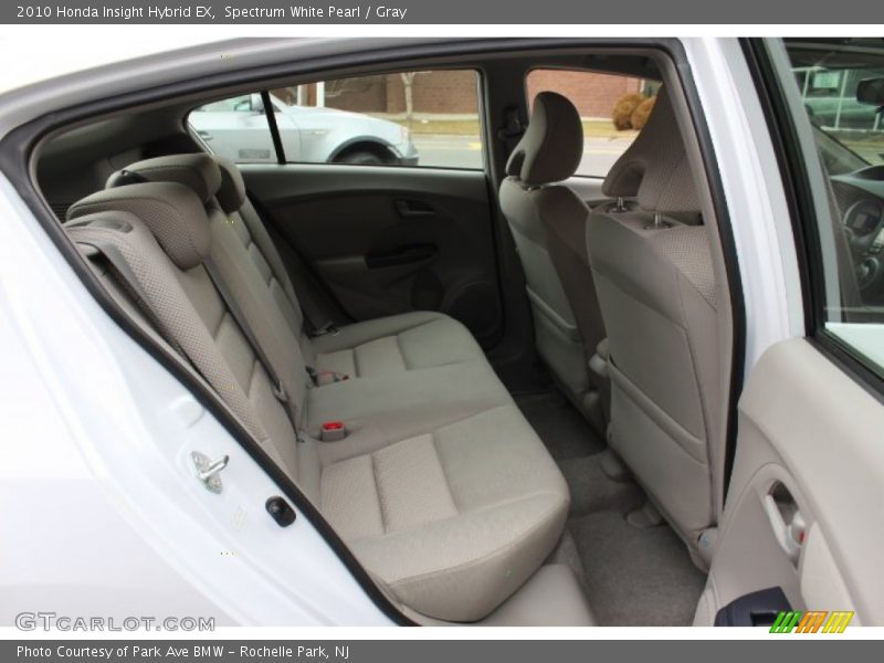 Rear Seat of 2010 Insight Hybrid EX