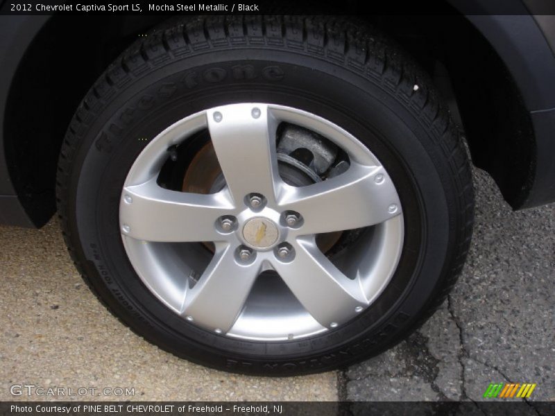 Mocha Steel Metallic / Black 2012 Chevrolet Captiva Sport LS