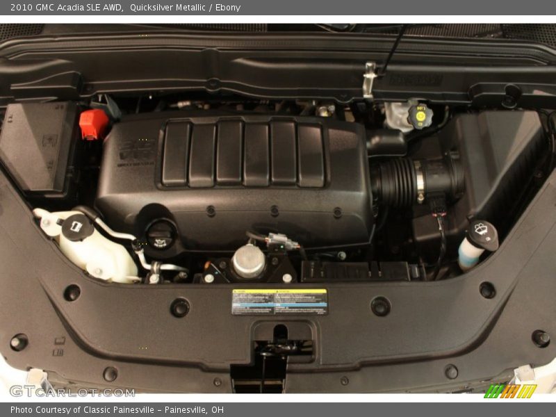 Quicksilver Metallic / Ebony 2010 GMC Acadia SLE AWD