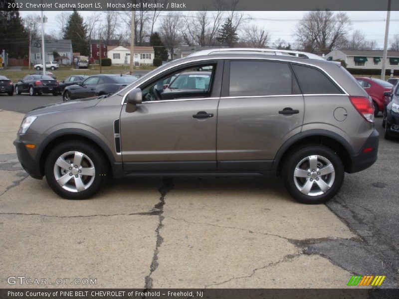 Mocha Steel Metallic / Black 2012 Chevrolet Captiva Sport LS
