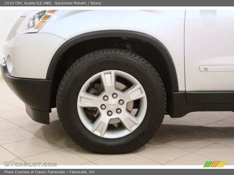 Quicksilver Metallic / Ebony 2010 GMC Acadia SLE AWD
