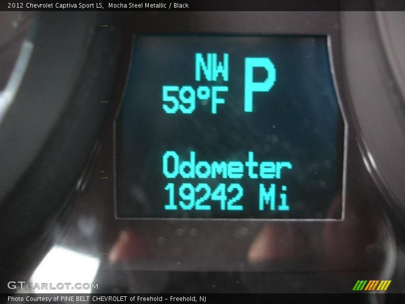 Mocha Steel Metallic / Black 2012 Chevrolet Captiva Sport LS