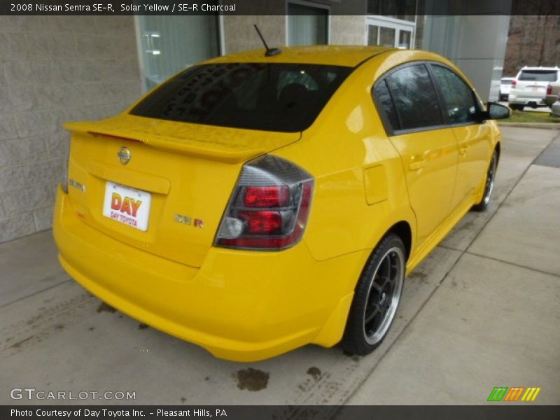 Solar Yellow / SE-R Charcoal 2008 Nissan Sentra SE-R