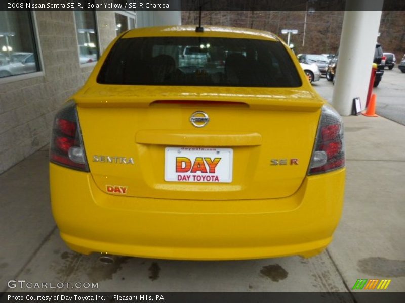 Solar Yellow / SE-R Charcoal 2008 Nissan Sentra SE-R