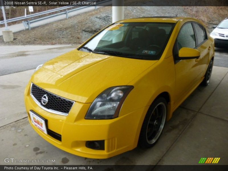 Solar Yellow / SE-R Charcoal 2008 Nissan Sentra SE-R