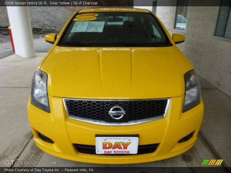 Solar Yellow / SE-R Charcoal 2008 Nissan Sentra SE-R