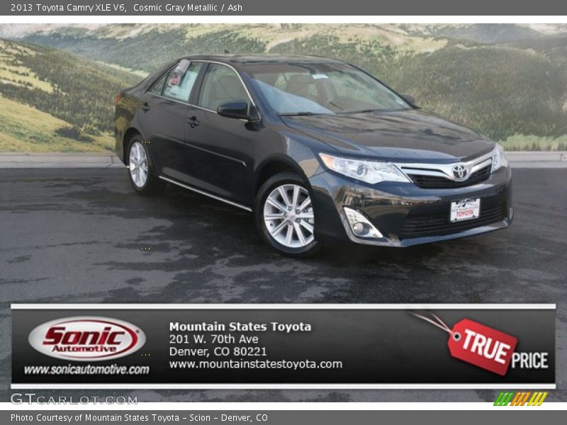 Cosmic Gray Metallic / Ash 2013 Toyota Camry XLE V6